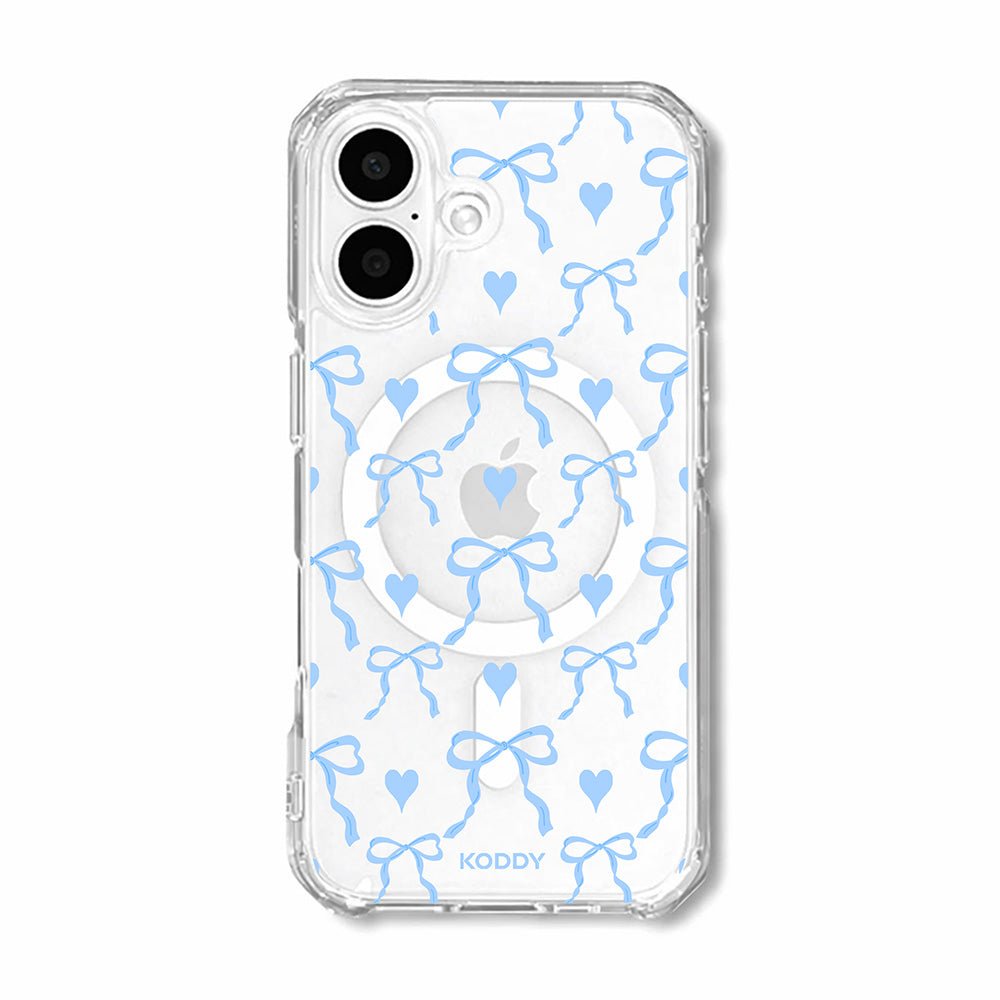 Sky Blue Bows and Hearts Phone case