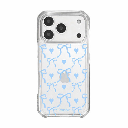 Sky Blue Bows and Hearts Phone case