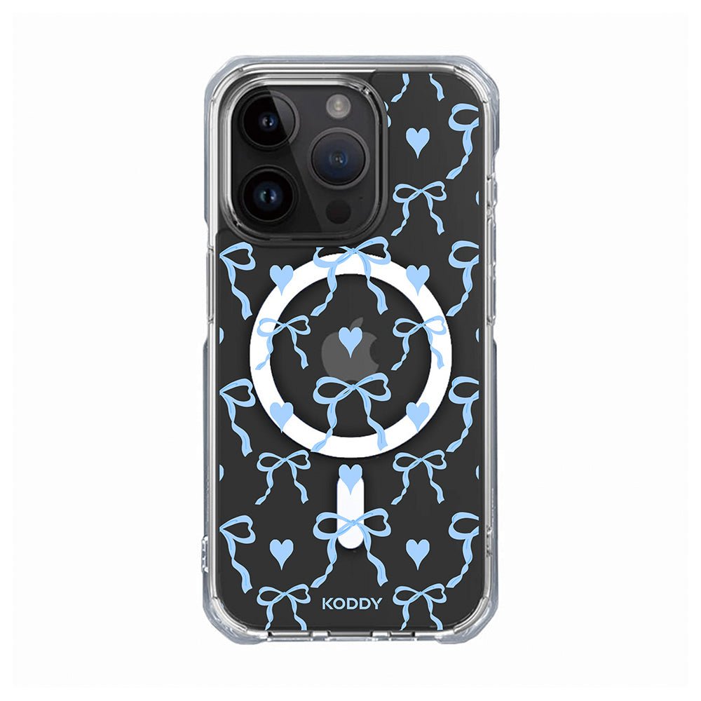 Sky Blue Bows and Hearts Phone case