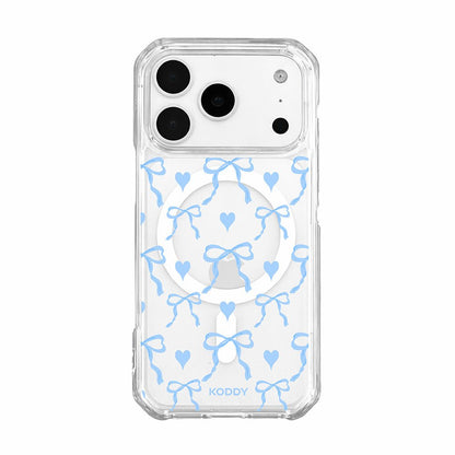 Sky Blue Bows and Hearts Phone case