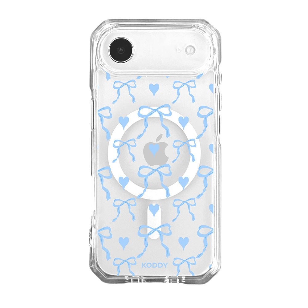 Sky Blue Bows and Hearts Phone case