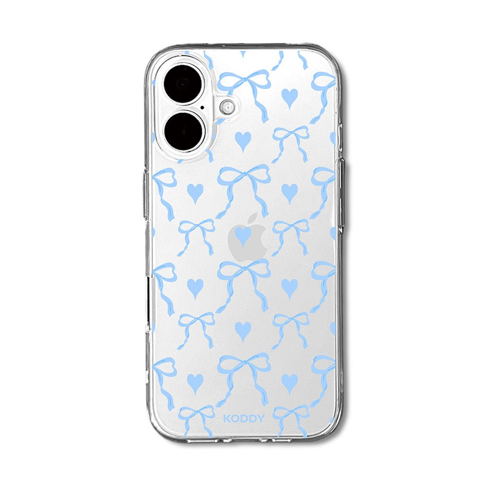 Sky Blue Bows and Hearts Phone case
