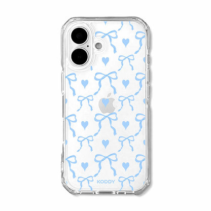 Sky Blue Bows and Hearts Phone case