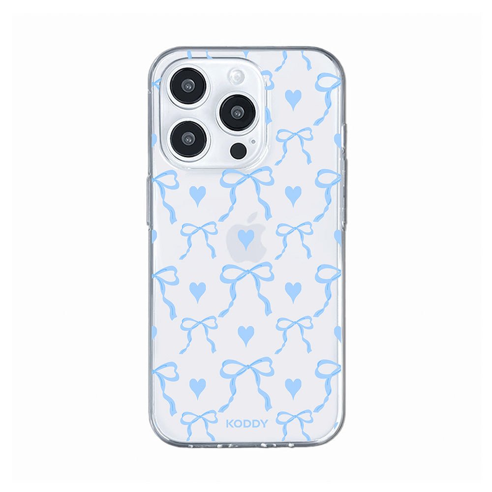 Sky Blue Bows and Hearts Phone case