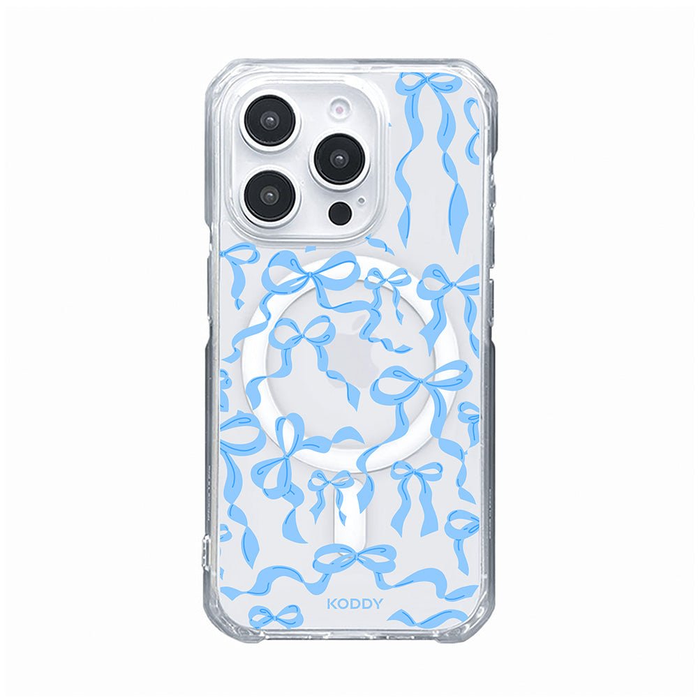 Sky Blue Ribbon Bows Phone Case - KODDY aesthetic iphone case UK