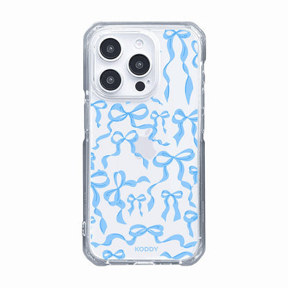 Sky Blue Ribbon Bows Phone Case - KODDY aesthetic iphone case UK