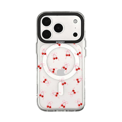 Small Cherry Ribbon iPhone Case