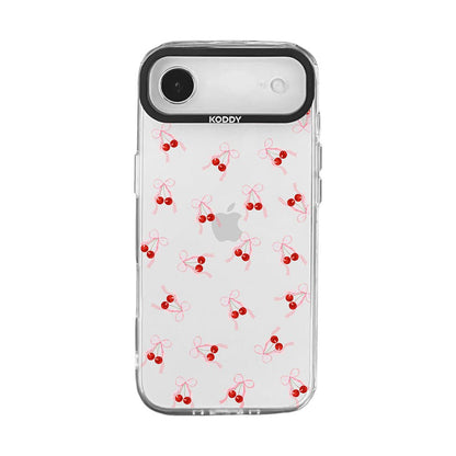Small Cherry Ribbon iPhone Case