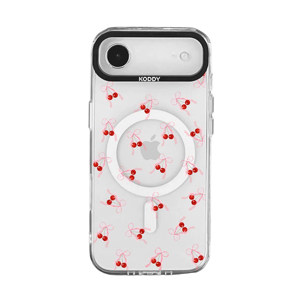Small Cherry Ribbon iPhone Case