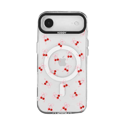 Small Cherry Ribbon iPhone Case