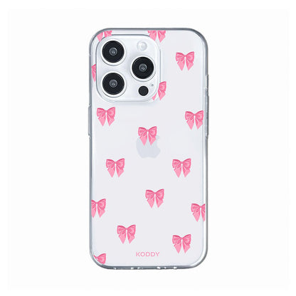 Small Pink Ribbon Phone Case-KODDY aesthetic iphone case UK