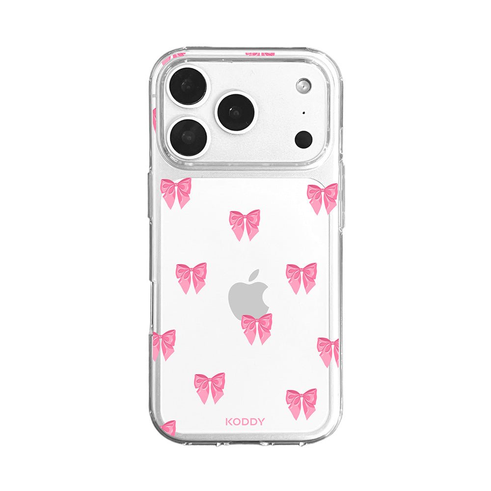Small Pink Ribbon Phone Case-KODDY aesthetic iphone case UK