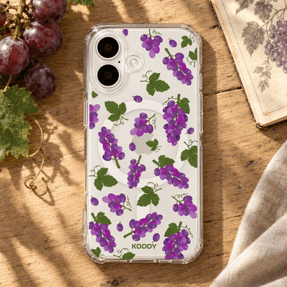 Small Purple Grapes Phone Case-KODDY aesthetic iphone case UK