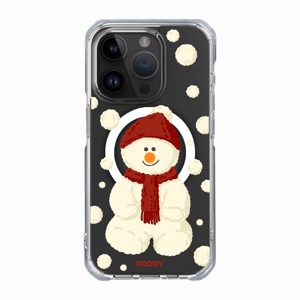 Snowman in Red Phone Case