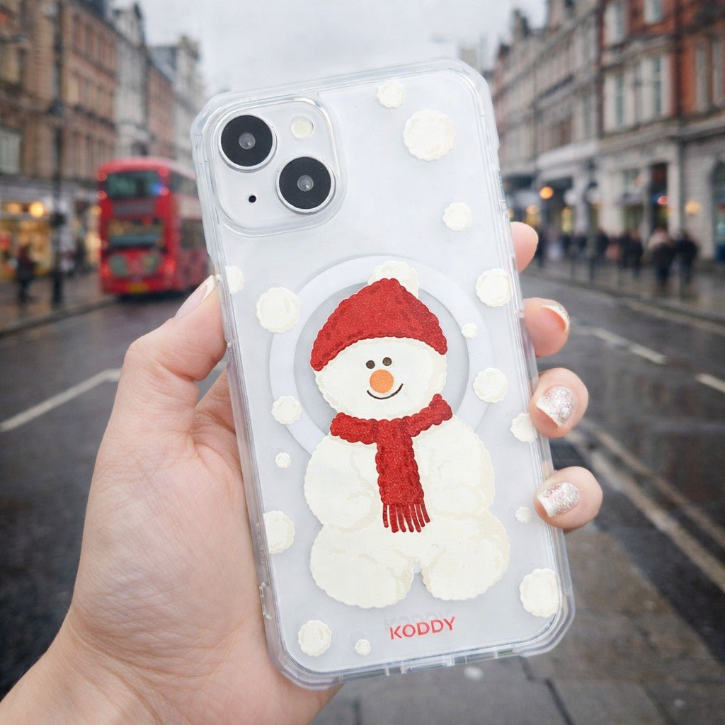 Snowman in Red Phone Case - KODDY