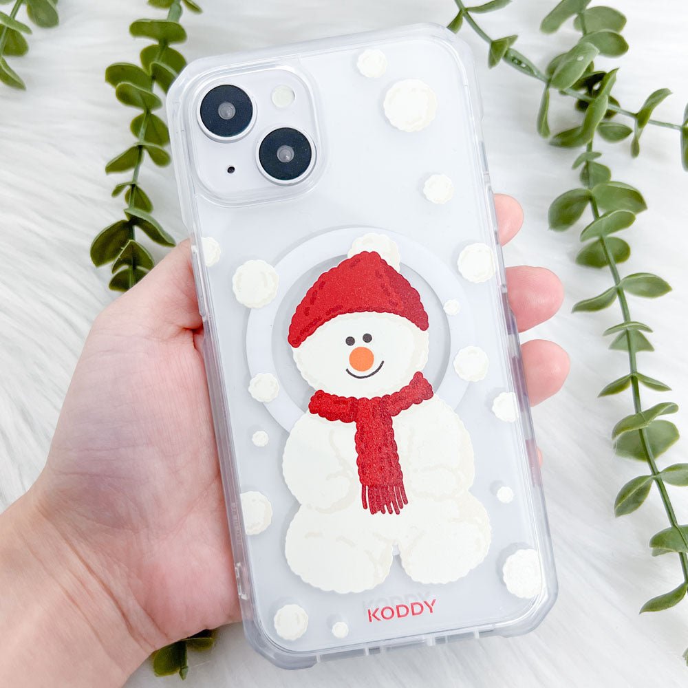 Snowman in Red Phone Case - KODDY