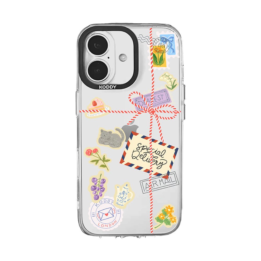 Stamp and Sticker Clear iPhone Case - KODDY