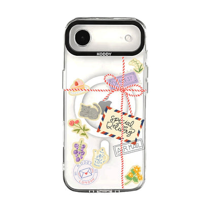 Stamp and Sticker Clear iPhone Case - KODDY