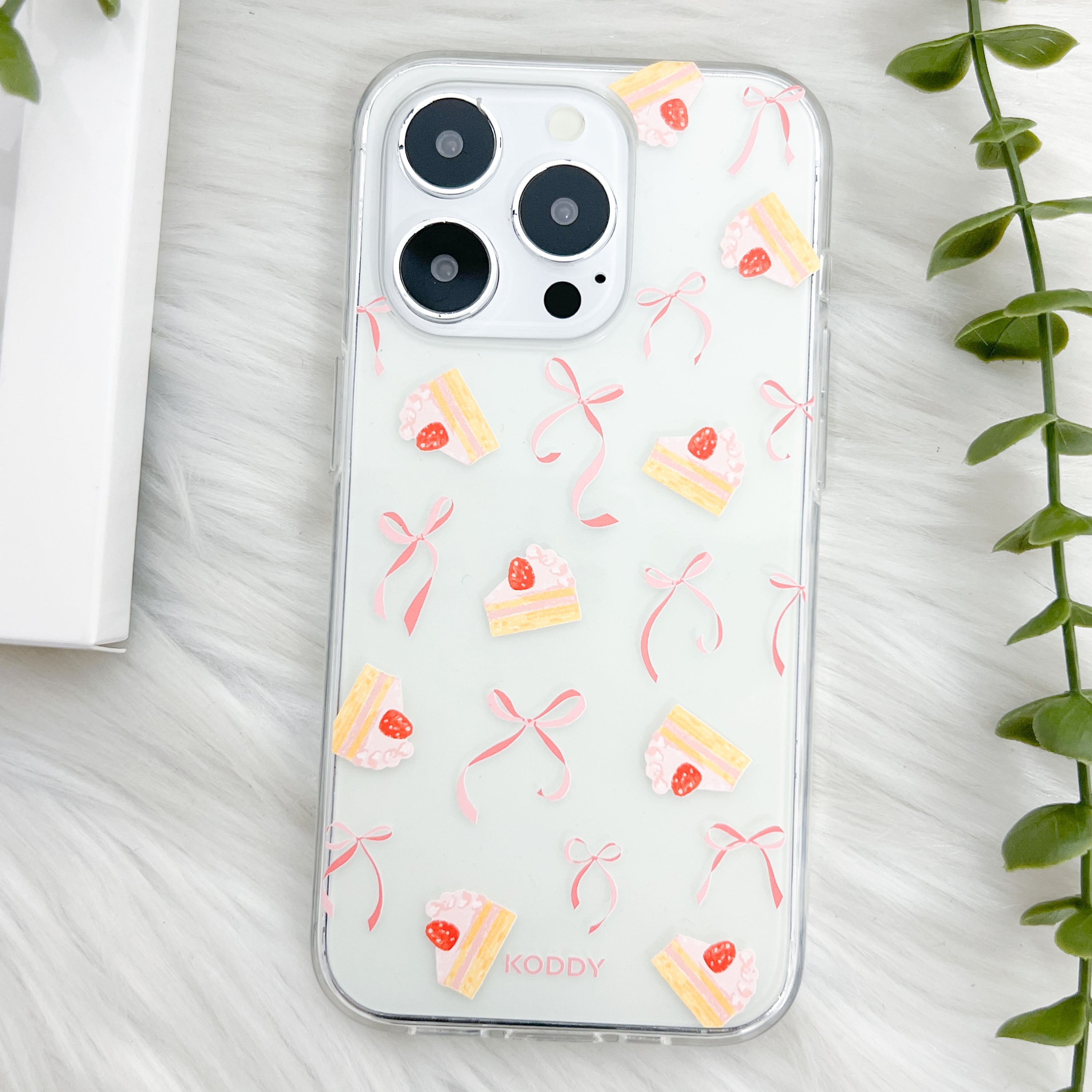 Strawberry Shortcakes with Bows Phone Case - KODDY aesthetic iphone case UK