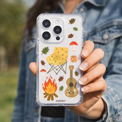Stylish Autumn Camping Phone Case - KODDY aesthetic iphone case UK