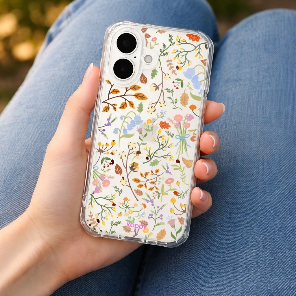 Stylish Autumn Flowers Phone Case-KODDY