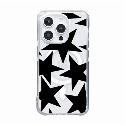 Stylish Black Superstars Phone Case - KODDY