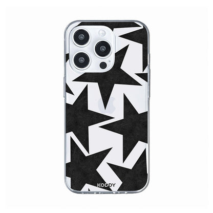 Stylish Black Superstars Phone Case - KODDY