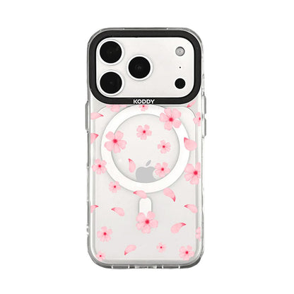 Pink Bubble Pattern Hearts iPhone Case - KODDY
