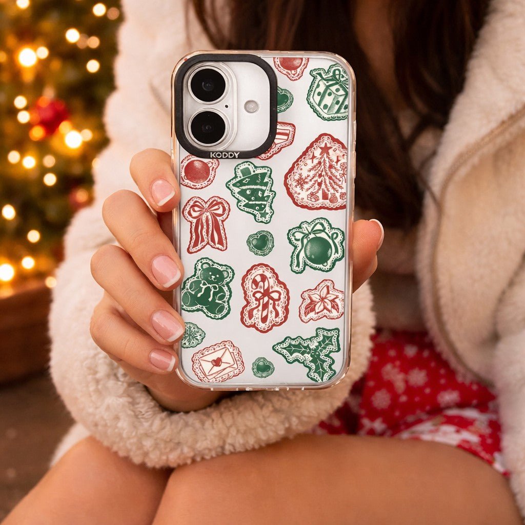 Stylish Christmas Lace iPhone Case - KODDY aesthetic iphone case UK