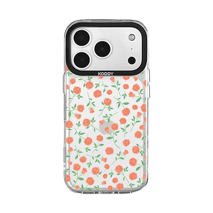 Stylish Coral Roses iPhone Case