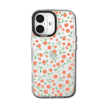 Stylish Coral Roses iPhone Case