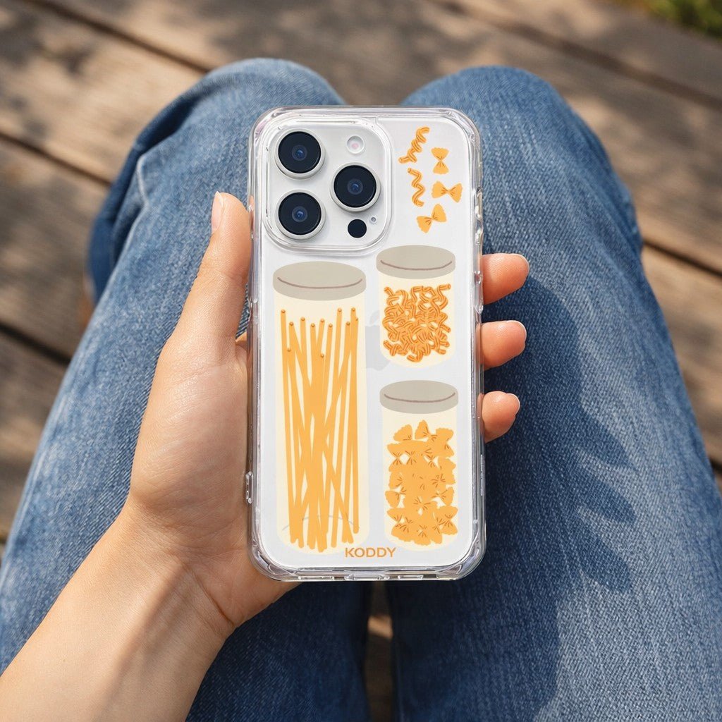 Stylish & Cute Pasta Jars Phone Case - KODDY aesthetic iphone case UK