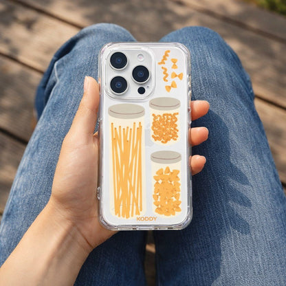 Stylish & Cute Pasta Jars Phone Case - KODDY aesthetic iphone case UK