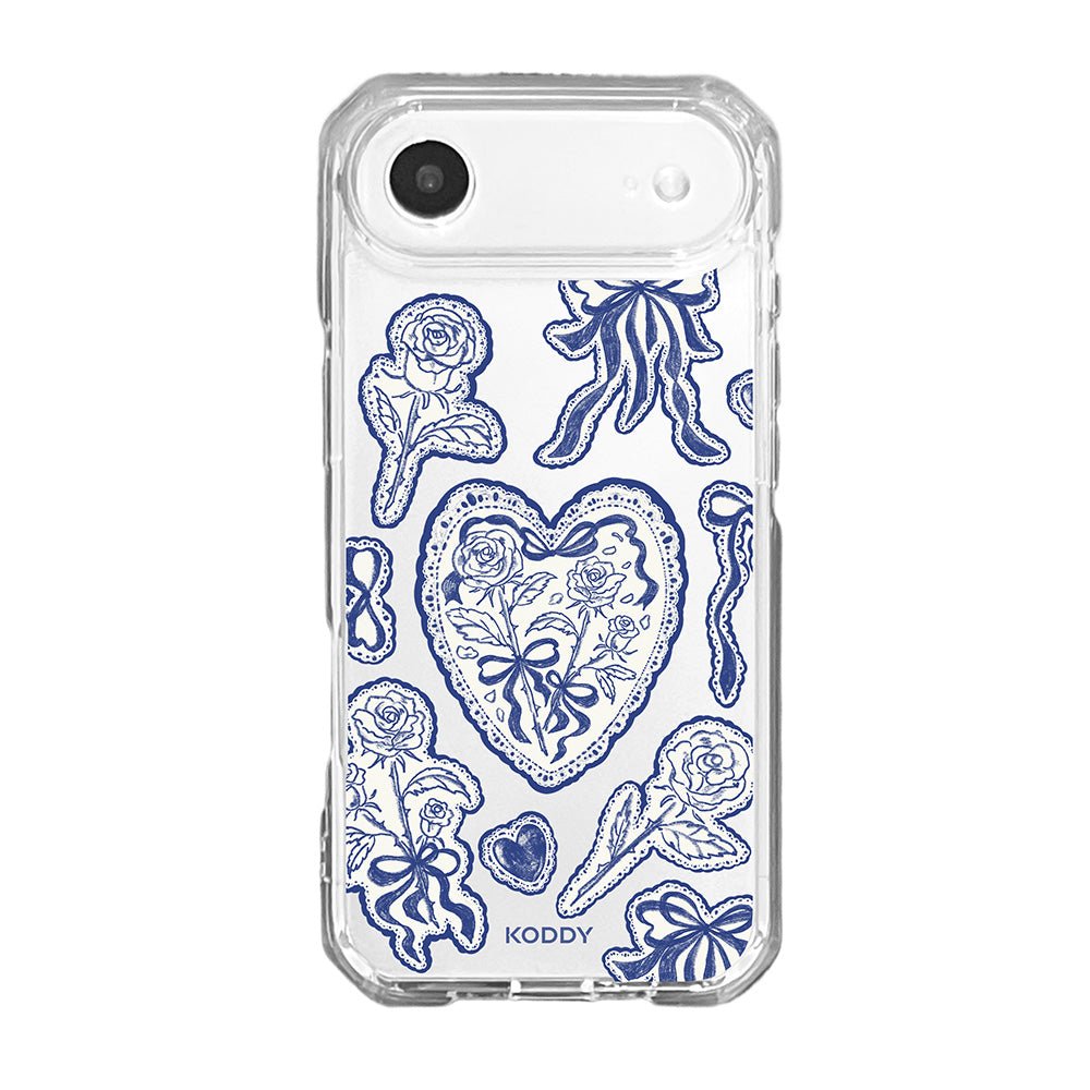 Stylish Indigo Lace Phone Case - KODDY