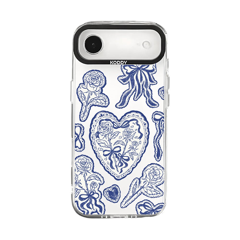Stylish Indigo Lace Protective iPhone Case - KODDY