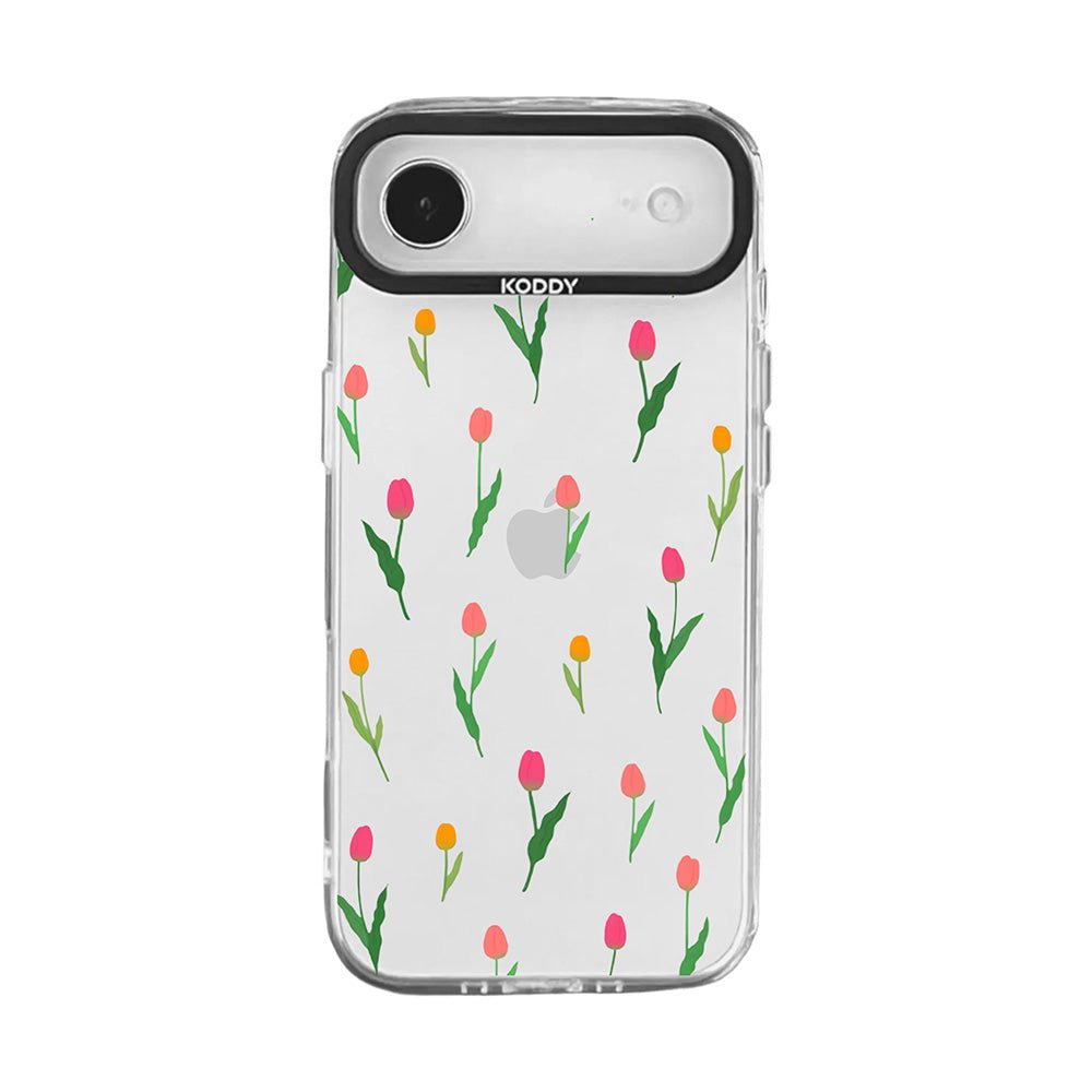 Stylish Mini Tulip Clear iPhone Case