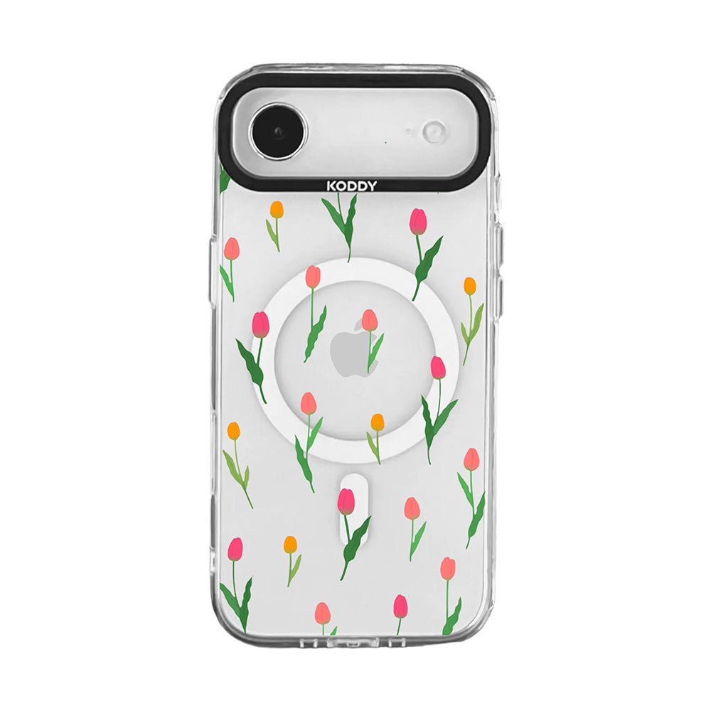 Stylish Mini Tulip Clear iPhone Case