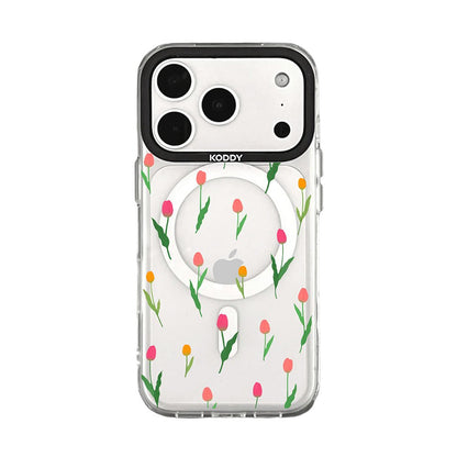 Stylish Mini Tulip Clear iPhone Case