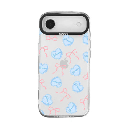 Sweet Dream Heart Cushion and Ribbon iPhone Case