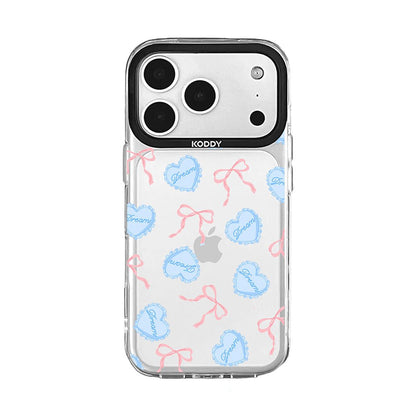 Sweet Dream Heart Cushion and Ribbon iPhone Case