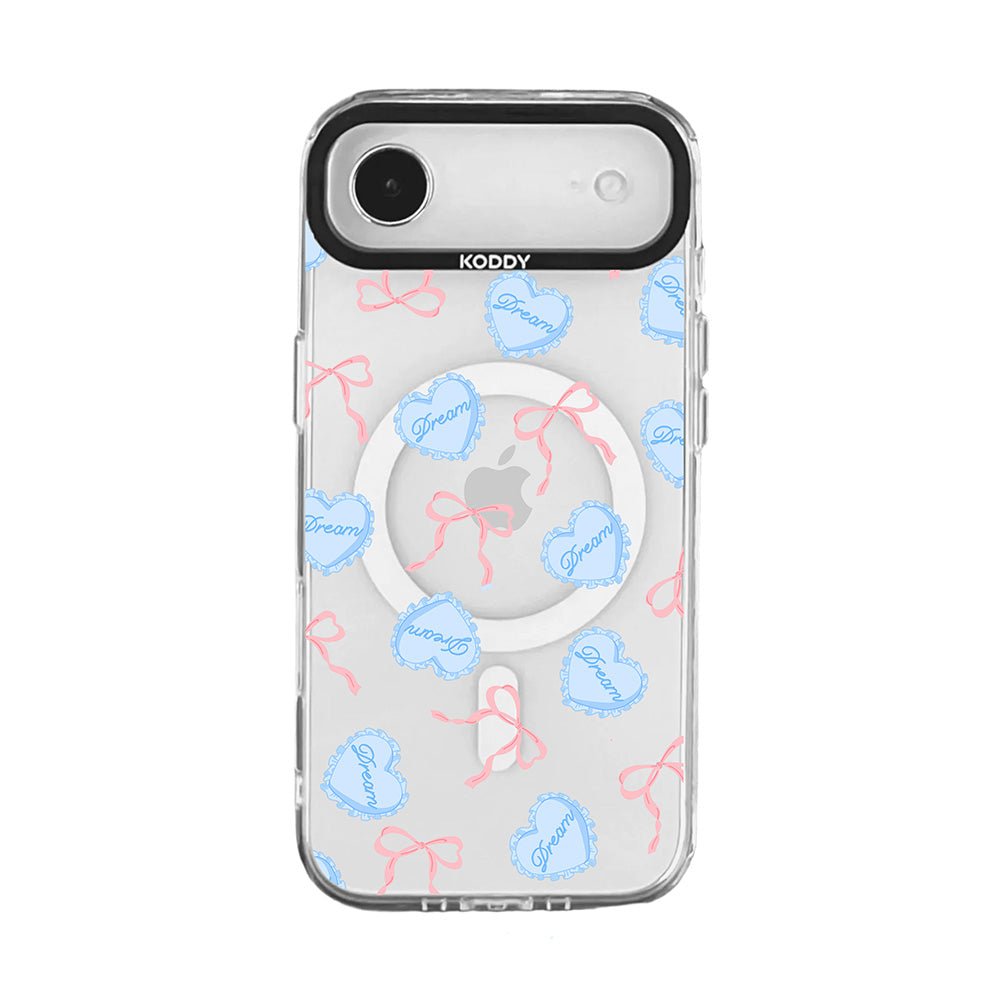 Sweet Dream Heart Cushion and Ribbon iPhone Case