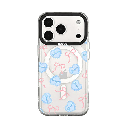 Sweet Dream Heart Cushion and Ribbon iPhone Case