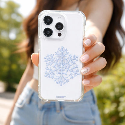 The Snowflake Clear Phone Case - KODDY aesthetic iphone case UK