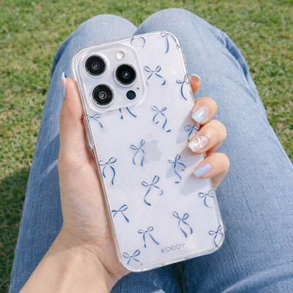 Tiny Navy Bows Phone Case - KODDY