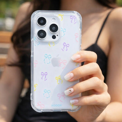 Tiny Pastel Ribbon Bows Phone Case - KODDY aesthetic iphone case UK