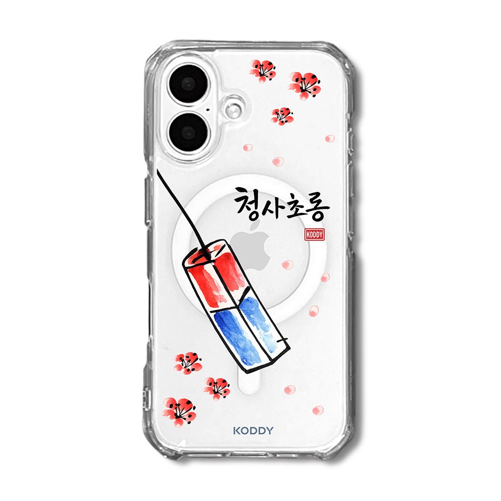 Traditional Korean Cheongsachorong Lantern Cherry Blossom Phone Case-KODDY aesthetic iphone case UK