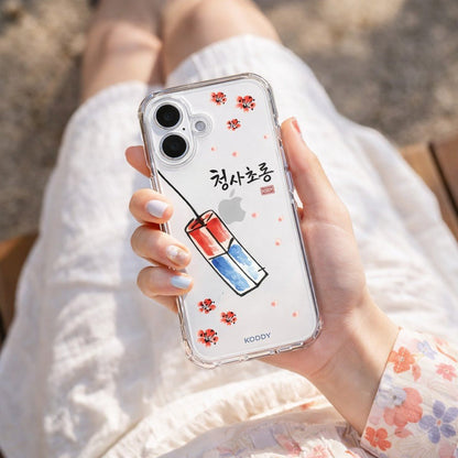 Traditional Korean Cheongsachorong Lantern Cherry Blossom Phone Case-KODDY aesthetic iphone case UK