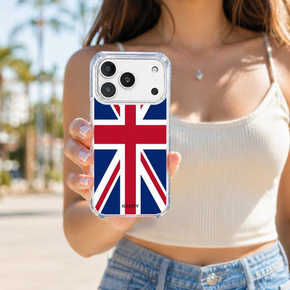 UK Union Jack Clear Phone Case-KODDY aesthetic iphone case UK