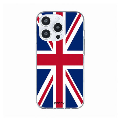 UK Union Jack Clear Phone Case-KODDY aesthetic iphone case UK