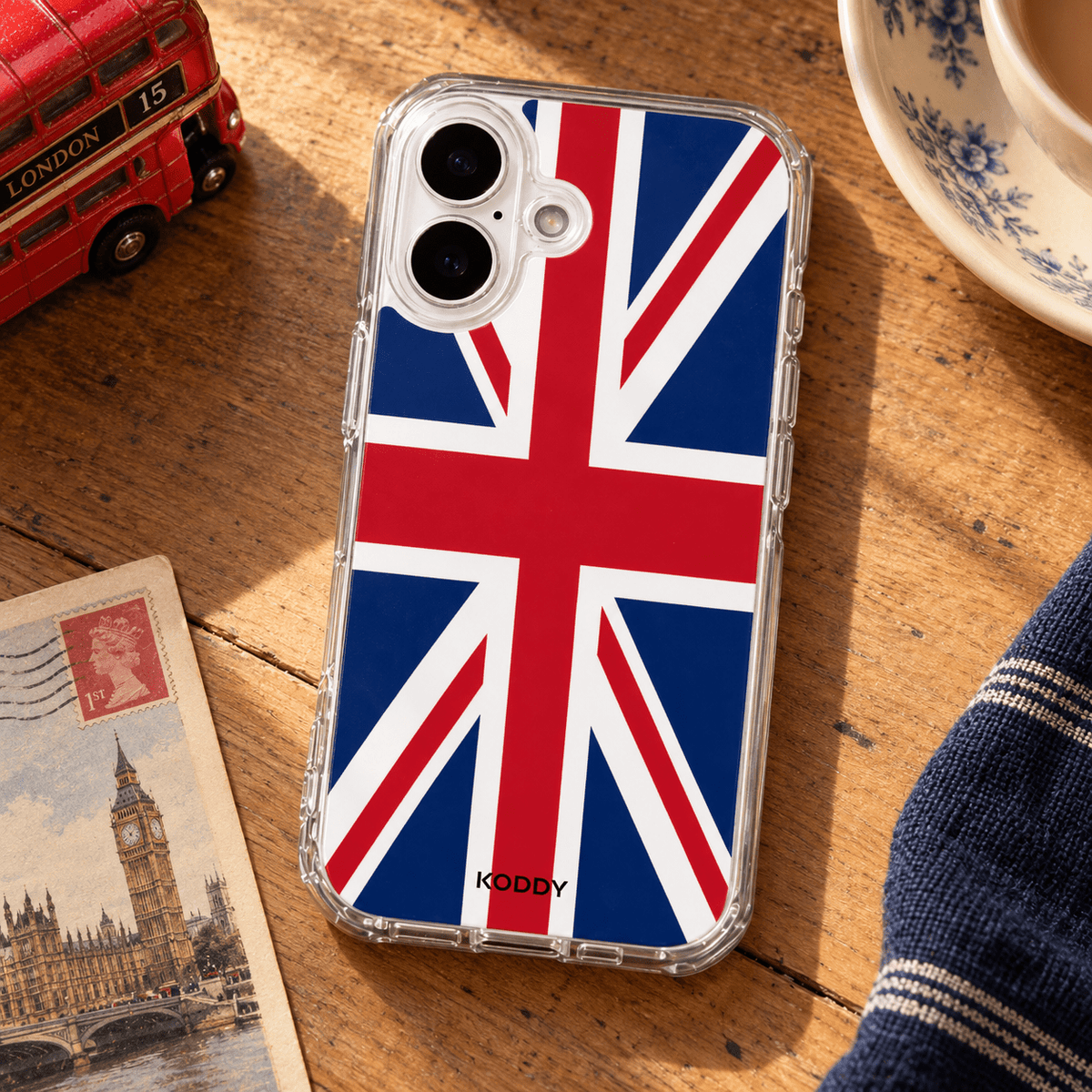 UK Union Jack Clear Phone Case-KODDY aesthetic iphone case UK